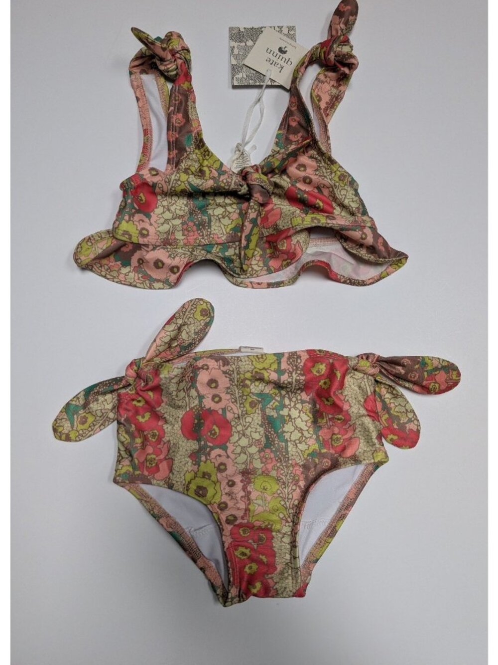 Kate Quinn Bikini Swimsuit 2pc Hollyhocks Swim 2T